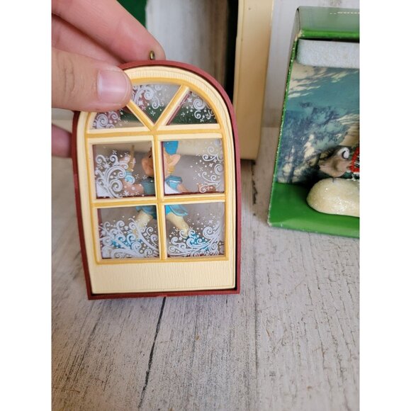 Hallmark vintage jack Frost rabbit Woodland ornament Xmas set - Picture 4 of 6